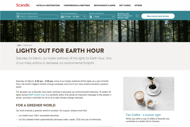 Scanding-earth-hour