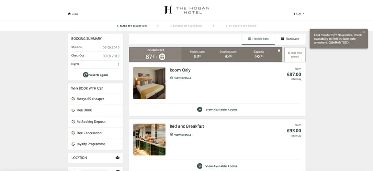 hoban-hotel-price-comparisoj